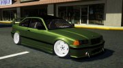 1998 BMW E36 - Green Army by Hazzard Garage para GTA San Andreas miniatura 4