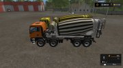 MAN Бетономеситель версия 17.0.2.0 for Farming Simulator 2017 miniature 4