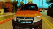 Lada Granta Taxi para GTA San Andreas miniatura 5