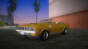 Plymouth Cuda Convertible для GTA Vice City миниатюра 1