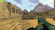 Blue camo Mac-10 для Counter Strike 1.6 миниатюра 3