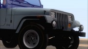 Jeep Wrangler для GTA San Andreas миниатюра 9