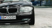 BMW 120i для GTA 4 миниатюра 12