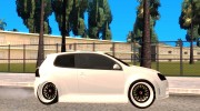 VW Golf 5 GTI Tuning para GTA San Andreas miniatura 5