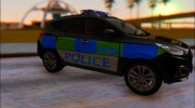 2012 Hyundai IX35 UK Police для GTA San Andreas миниатюра 3
