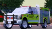 Ford F350 XLT Super Duty Miami Dade Fire Department Batalion Chief 12 for GTA San Andreas miniature 1
