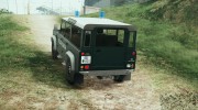 Land Rover Defender Macedonian Police для GTA 5 миниатюра 2