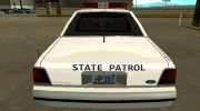 Ford LTD Crown Victoria 1991 North Dakota State Patrol для GTA San Andreas миниатюра 7