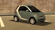 2012 Smart Fortwo Electric (Low Poly) for GTA San Andreas miniature 3