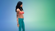 Женская татуировка para Sims 4 miniatura 2