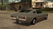 Ford Mustang 1970 Improved (Low Poly) для GTA San Andreas миниатюра 2