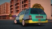 1998 Volkswagen Golf MK3 Variant Harlequin Edition para GTA San Andreas miniatura 5