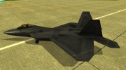F-22 Grey для GTA San Andreas миниатюра 2