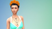 Ожерелье Gold Dust для Sims 4 миниатюра 1