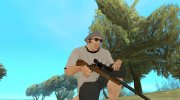Low Poly Hunting Rifle para GTA San Andreas miniatura 2
