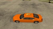 Dodge Charger STR8 Taxi для GTA San Andreas миниатюра 2