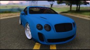 Bentley Continental Supersport VIP Stance for GTA San Andreas miniature 1