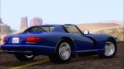 Dodge Viper RT-10 1992 (ImVehFt) для GTA San Andreas миниатюра 33