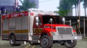 Pierce Commercial SACFD Rescue Unit для GTA San Andreas миниатюра 2