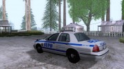 Ford Crown Victoria NYPD Unit для GTA San Andreas миниатюра 2