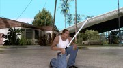 Lightsabre v2 White для GTA San Andreas миниатюра 3