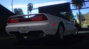1991 Acura NSX (NA1) for GTA San Andreas miniature 6
