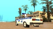 ВАЗ 2107 ДПС для GTA San Andreas миниатюра 2