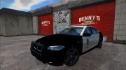 BMW M5 (F10) LAPD para GTA San Andreas miniatura 1