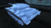 Шкурка для Т-54 Chrome (Metallic Silver) para World Of Tanks miniatura 3