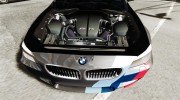 BMW M5 F10 2012 M Stripes para GTA 4 miniatura 9