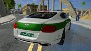 Bentley Continental Iranian Police для GTA San Andreas миниатюра 3