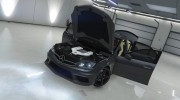 Mercedes-Benz C63 AMG v1.0 для GTA 5 миниатюра 5