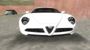 Alfa Romeo 8C Competizione TT Black Revel for GTA Vice City miniature 2