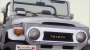 Toyota Land Cruiser J40 1980 для GTA San Andreas миниатюра 25
