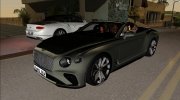 Bentley Continental GT Convertible 2019 for GTA San Andreas miniature 7