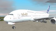 Airbus A380-800 F-WWDD Etihad Titles для GTA 3 миниатюра 1