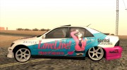 Toyota Altezza Love Live Itasha para GTA San Andreas miniatura 3