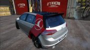 Volkswagen Golf R Mk7 Turkish Airlines para GTA San Andreas miniatura 3