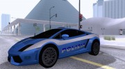 Lamborghini Gallardo LP560-4 Polizia for GTA San Andreas miniature 1