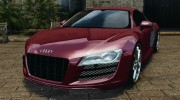 Audi R8 5.2 2012 для GTA 4 миниатюра 1