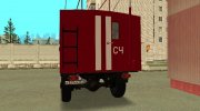 ГАЗ-66 КШМ Р-142Н Пожарная служба для GTA San Andreas миниатюра 4