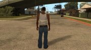 Белая майка — Украина для GTA San Andreas миниатюра 2