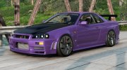 Nissan Skyline GT-R Nismo Z-Tune (BNR34) 2005 для BeamNG.Drive миниатюра 8