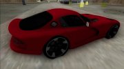 Dodge Viper GTS для GTA San Andreas миниатюра 4
