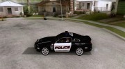 Shelby GT500 2010 Police para GTA San Andreas miniatura 2