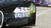 Bugatti Veyron 16.4 2009 v.2 для GTA 4 миниатюра 12