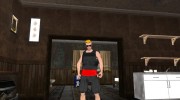 Skin GTA V Online HD парень c жёлтой причёской для GTA San Andreas миниатюра 2