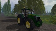 John Deere 7310R для Farming Simulator 2015 миниатюра 2