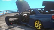 Nissan Skyline GT-R R34 para GTA 4 miniatura 12