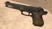 Beretta M9 (Skins 1) для GTA San Andreas миниатюра 1